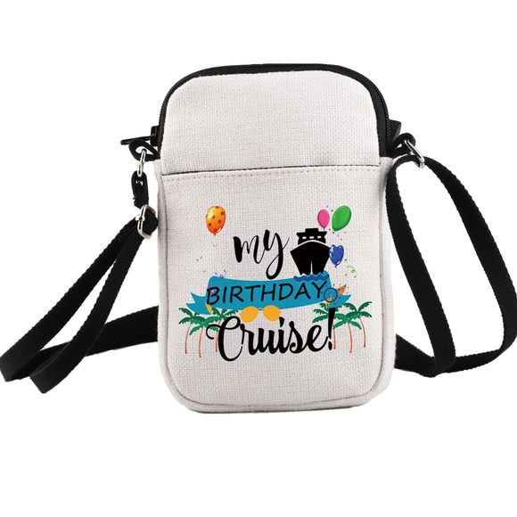 My Birthday Cruise Crossbody Bag Hay Birthday Party Sulies Summer Cruise :< - Picture 1 of 7